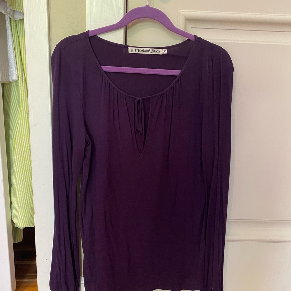 Michael Stars Cute eggplant blouse
